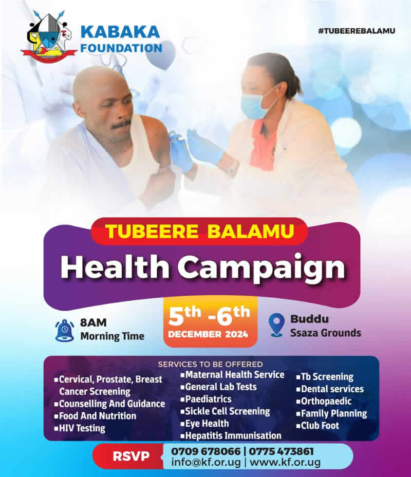 Tubeere Balamu – Health Campaign in Buddu