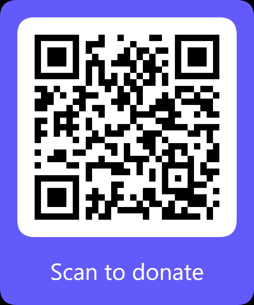 Kabaka Foundation Stripe donation QR code