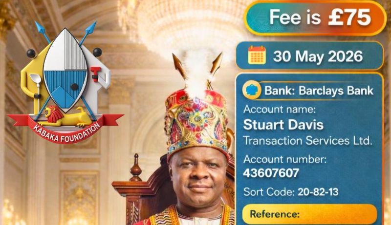 Celebrating 30 Years of Kabaka Foundation UK – 30 May 2026